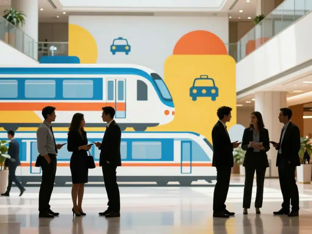 Scène accès et transport Almas Tower