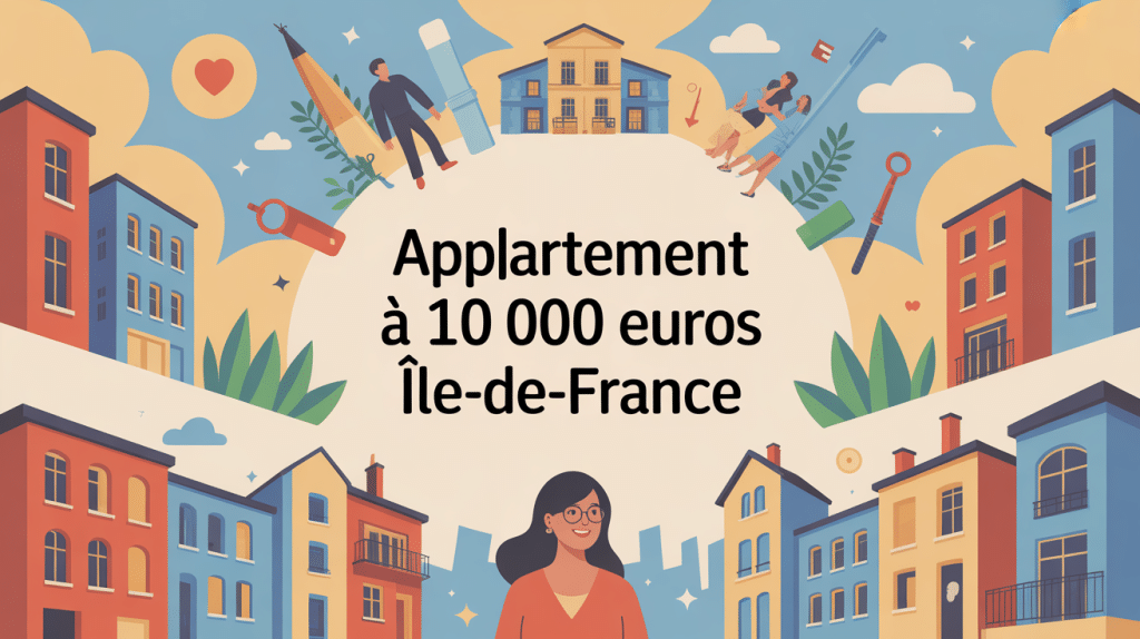 illustration appartement 100 000 euros île france grande couronne