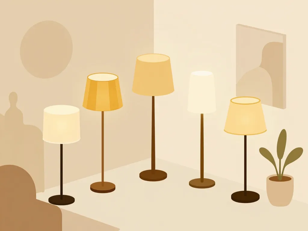 differents pieds halogene salon designs hauteur et lumière