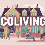 coliving définition illustration espace partagé convivial