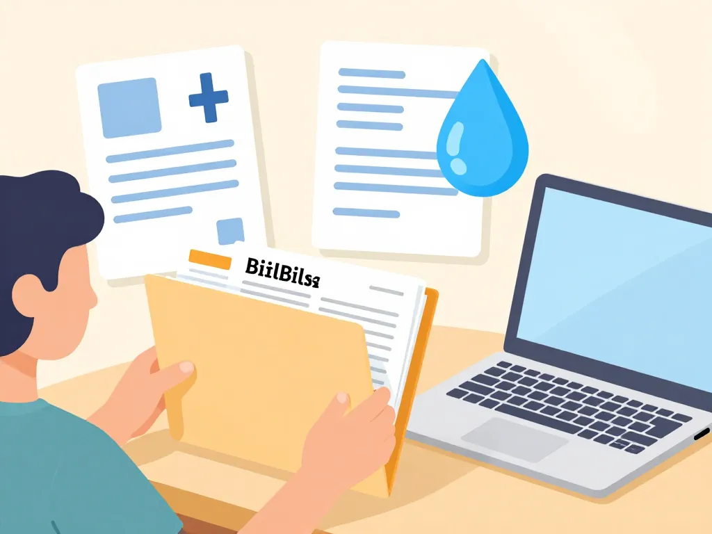 combien de temps garder les factures d'eau organisation particulier