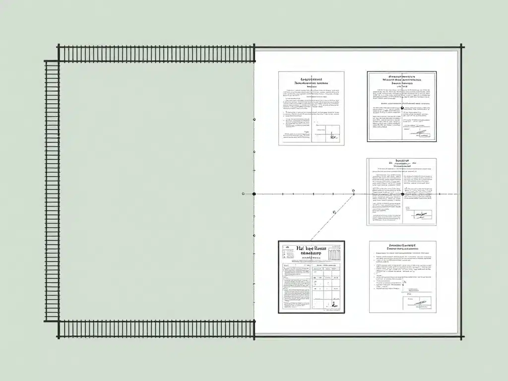 schéma bornage sur terrain déjà clôturé limites