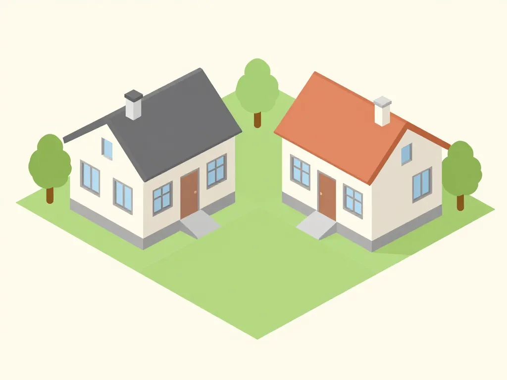 cour commune entre 2 maisons statut juridique concept