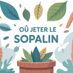 dans quelle poubelle jeter le sopalin, image explicative du tri en France