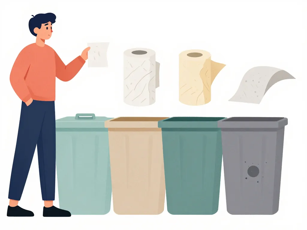 dans quelle poubelle jeter le sopalin selon chaque situation