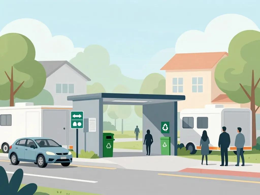 déchetterie saint sever accès véhicules parking