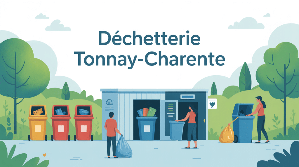 illustration utile déchetterie tonnay charente gestion déchets