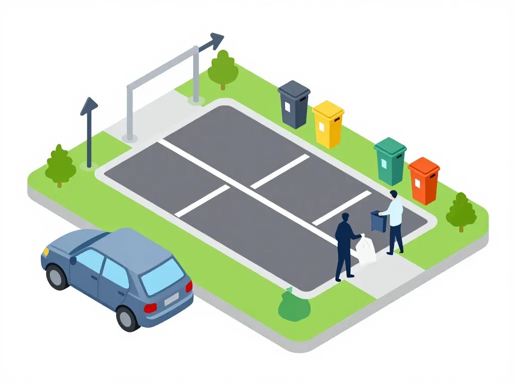 accès parking déchetterie vandoeuvre organisation