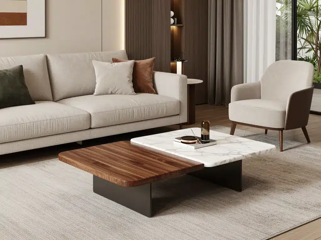 déco salon chic et classe mobilier raffiné salon