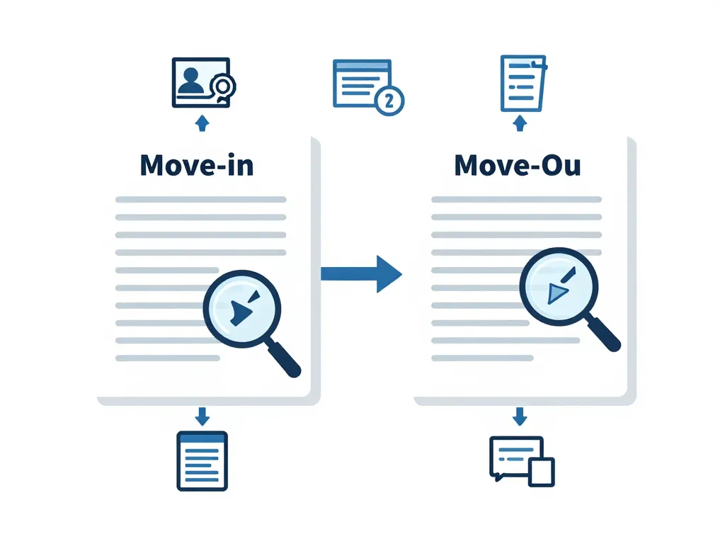 Vérification des preuves dégats constatés après état des lieux de sortie