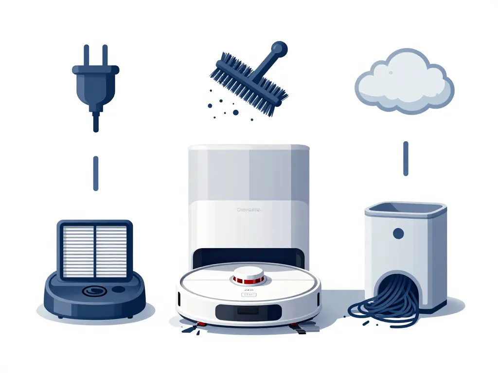 dreame d10 plus problème dépannage images courantes