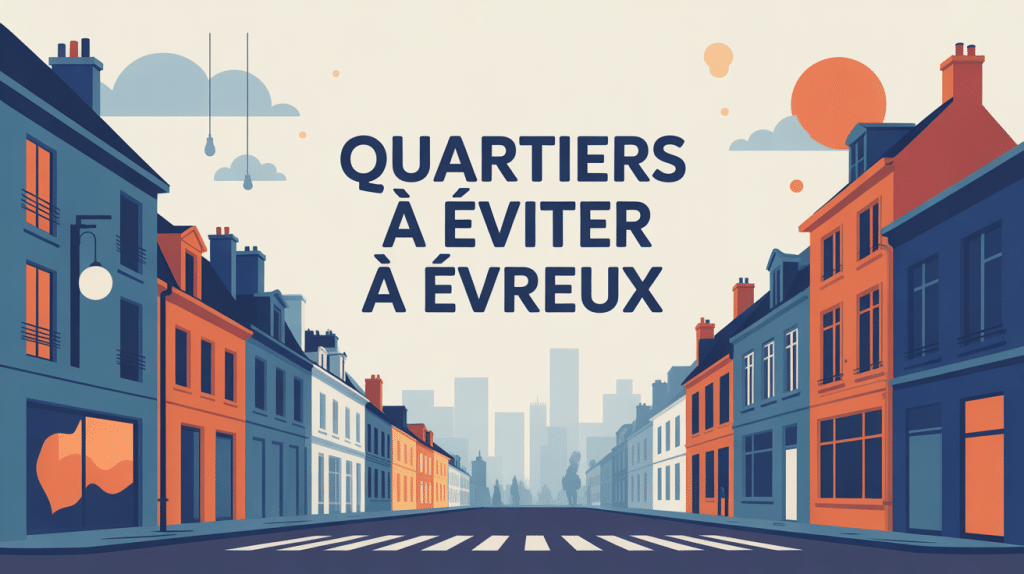image quartiers à éviter évreux stylisée