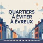 image quartiers à éviter évreux stylisée
