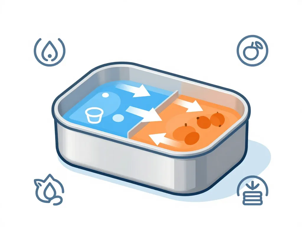 schéma fonctionnement lunch box isotherme double paroi