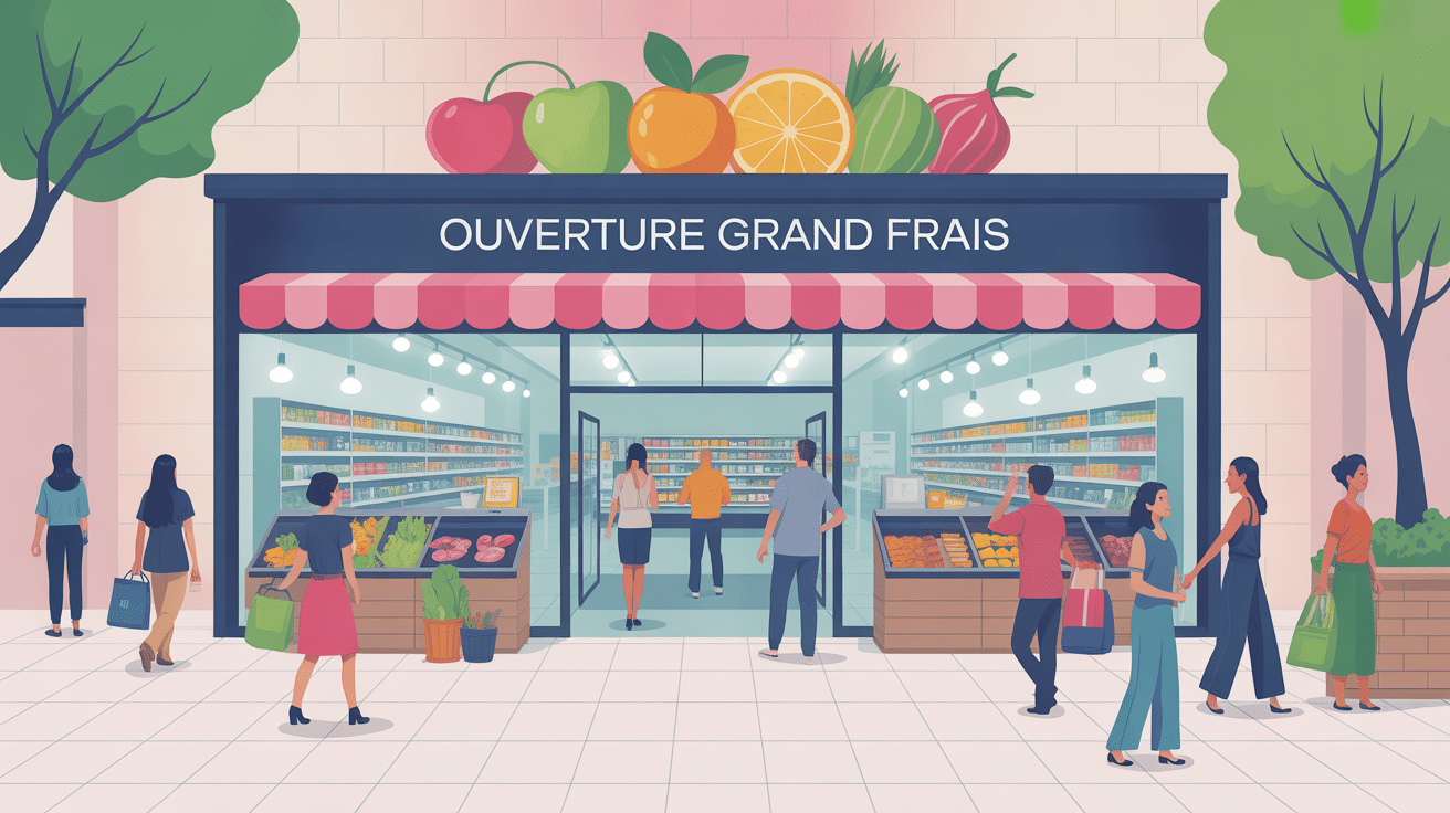 grand frais ouverture prochaine façade magasin clients