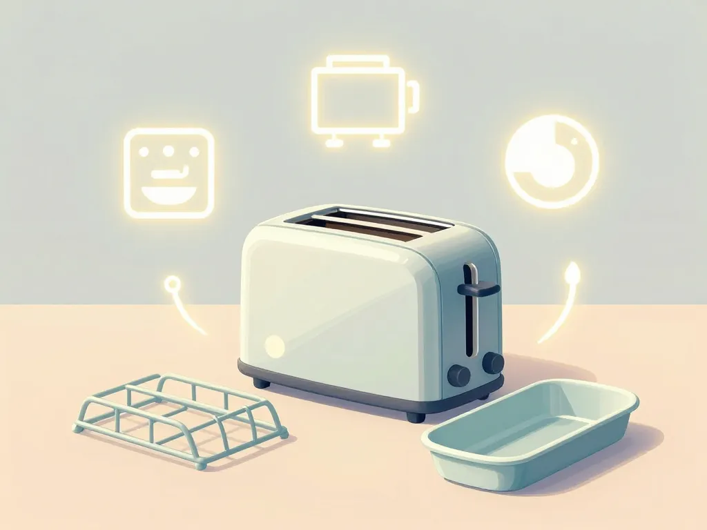 grille pain baguette avec fonctions pratiques et accessoires