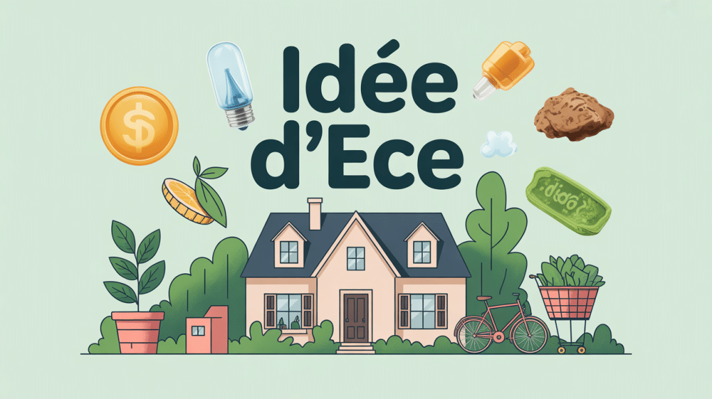 idée d eco maison symboles économies énergie argent environnement