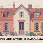illustration isolation mur intérieur maison ancienne