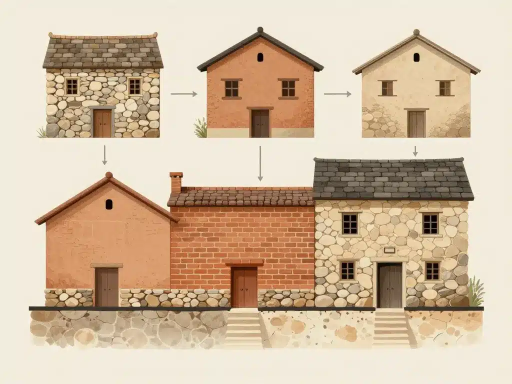 types murs isolation mur intérieur maison ancienne