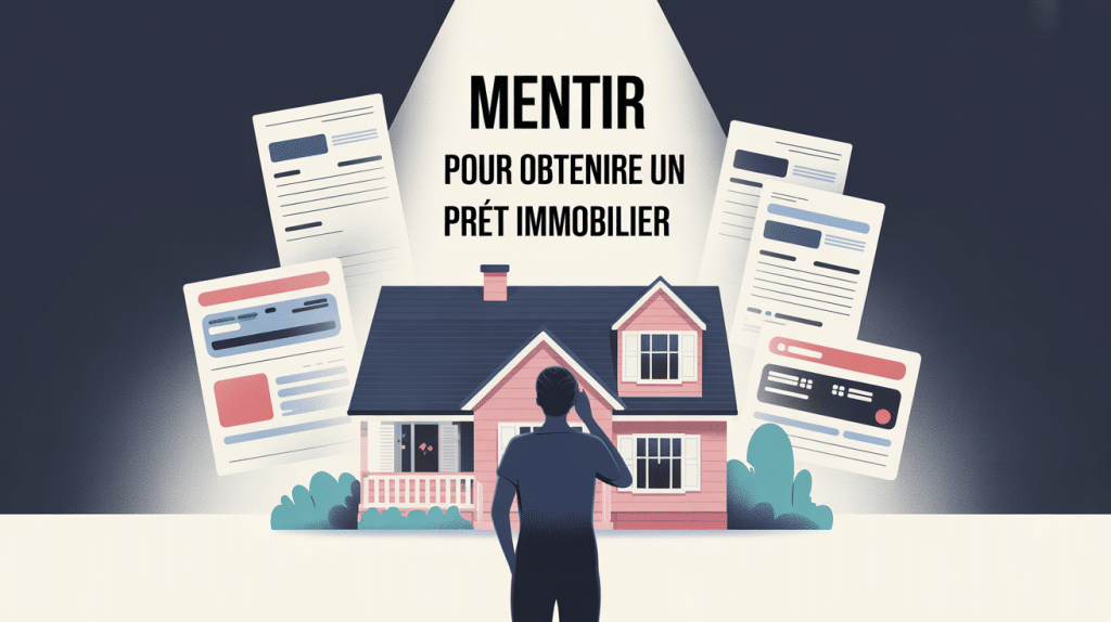 j'ai menti pour un prêt immobilier illustration risques