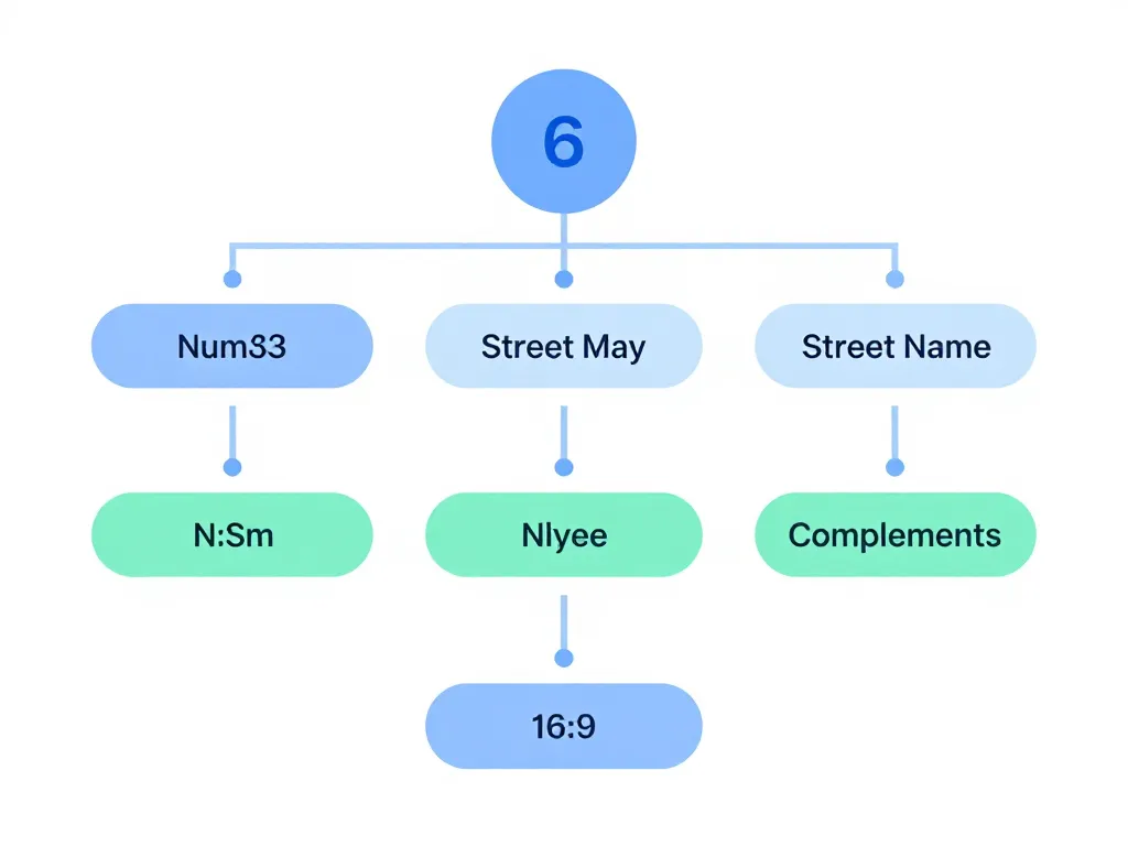 libellé adresse schéma composants adresse