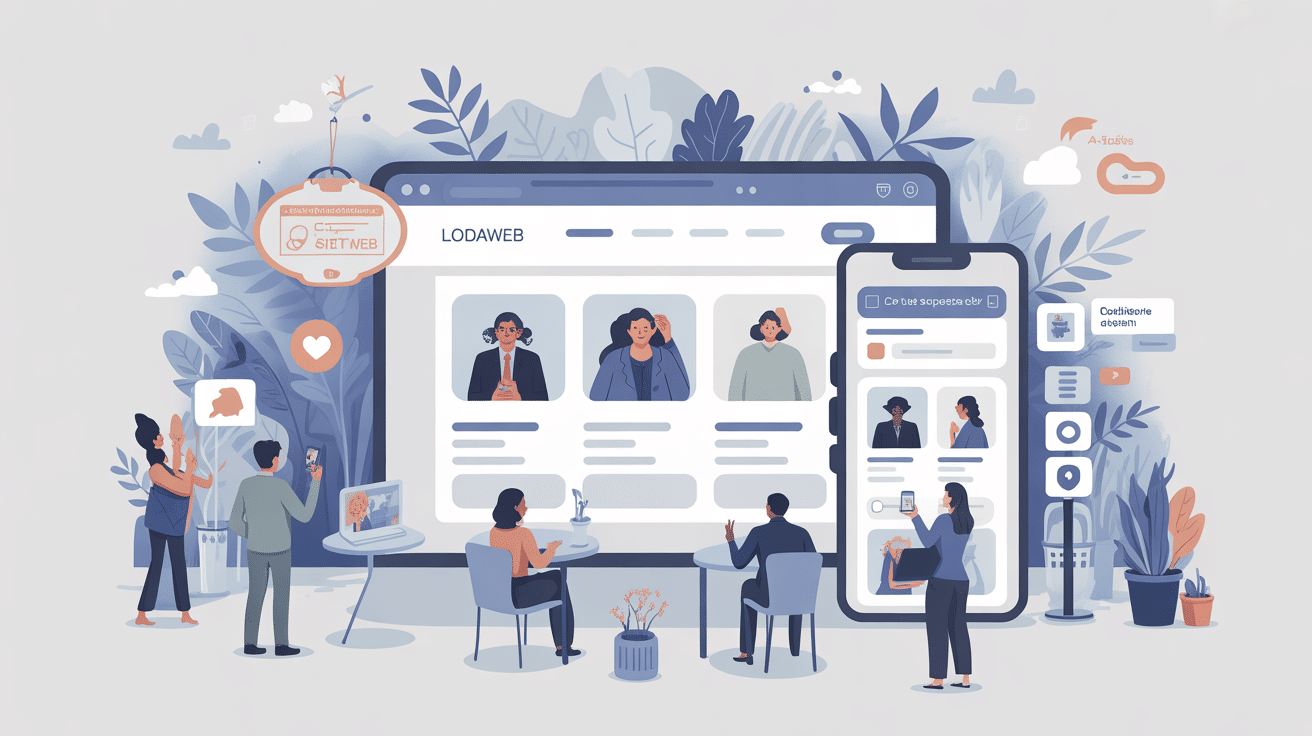 illustration lodaweb vitrine numérique petites entreprises