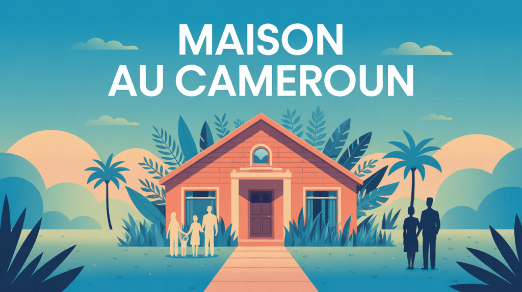 illustration maison au cameroun famille investisseurs