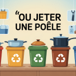ou jeter une poele différentes options tri et recyclage