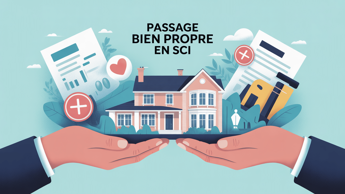 passer un bien propre en sci frais de notaire image thématique