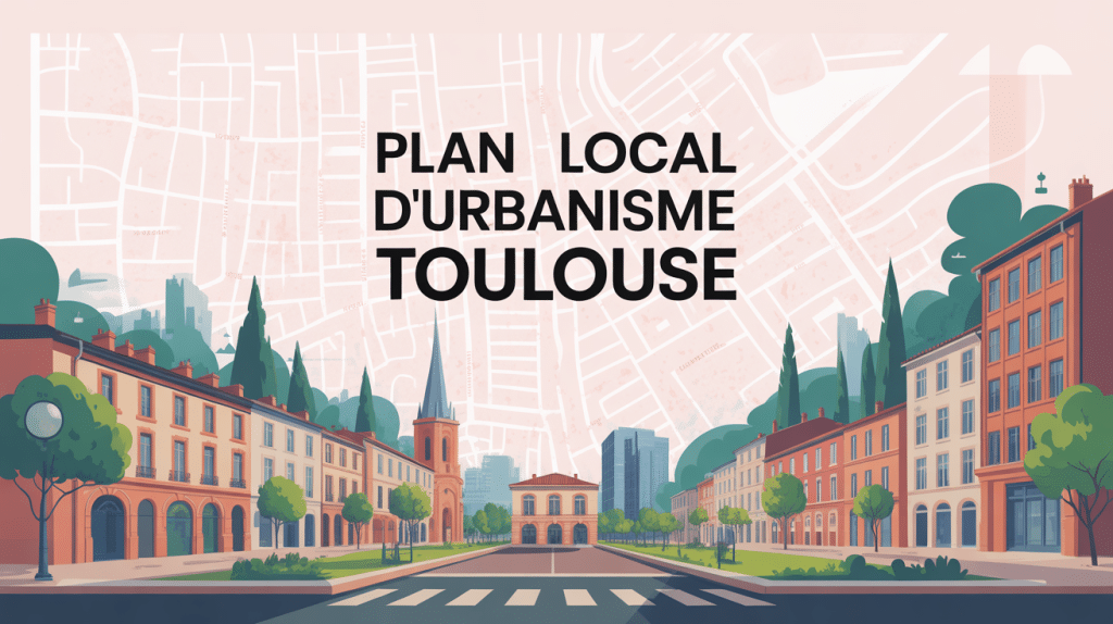 illustration plan local d'urbanisme toulouse ambiance urbaine