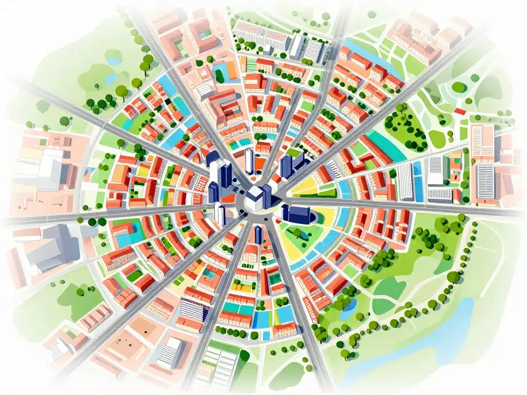 diagramme concept zones urbaines plan local d'urbanisme toulouse