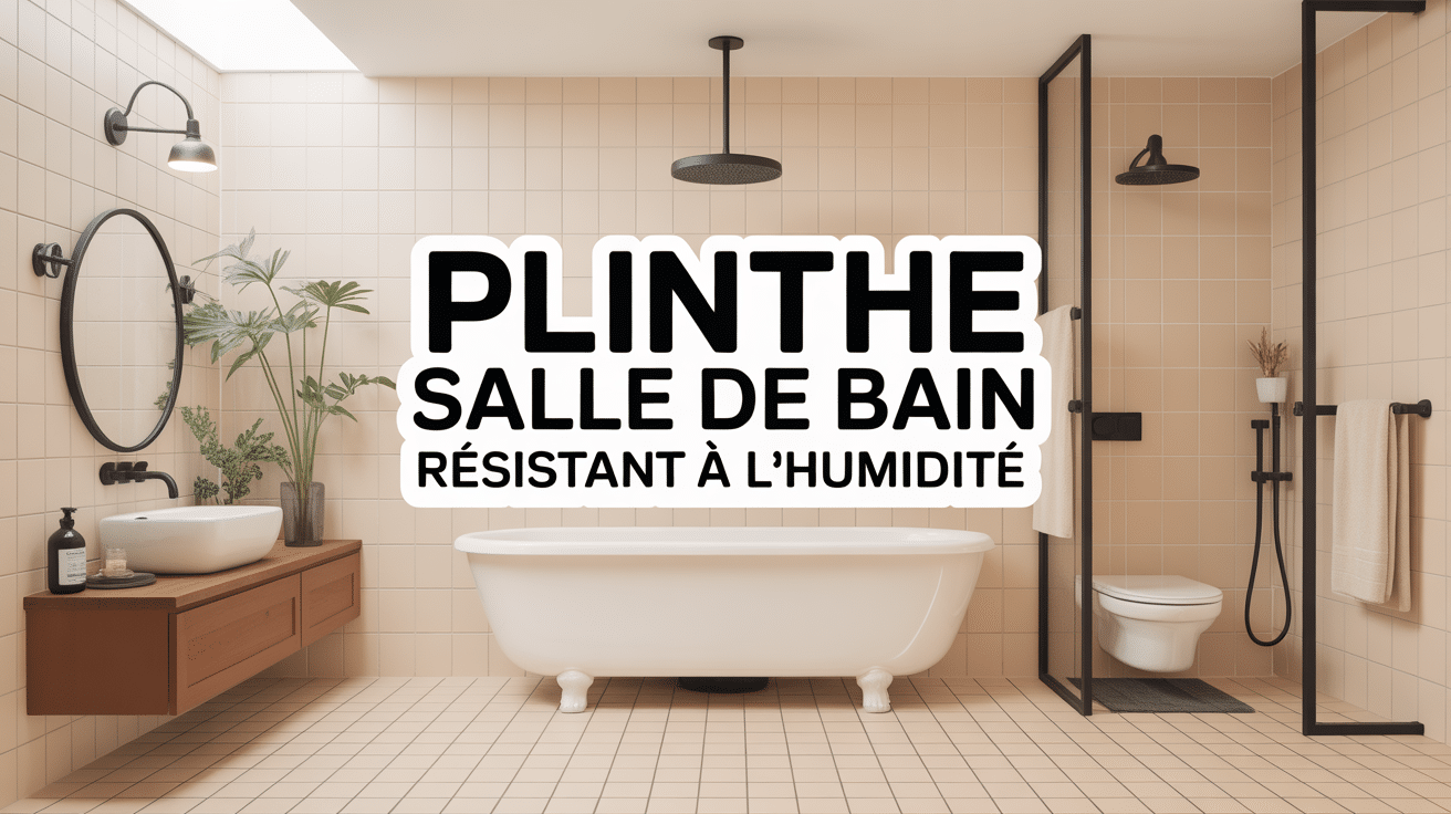 Illustration plinthe pour salle de bain résistante à l'humidité