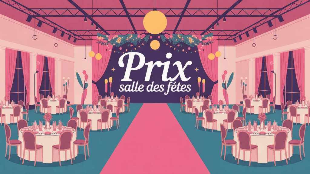 prix d une salle des fetes salle décorée ambiance élégante