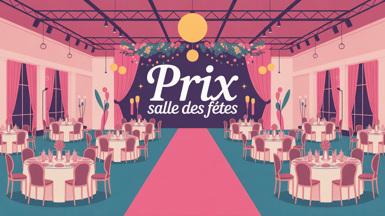 prix d une salle des fetes salle décorée ambiance élégante