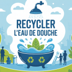 recycler eau douche illustration usages maison