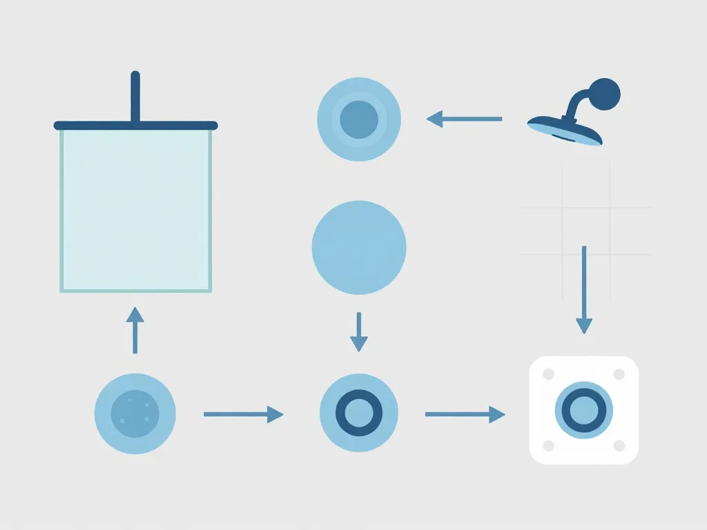 méthodes de fixation serviteur de douche sans percer le mur