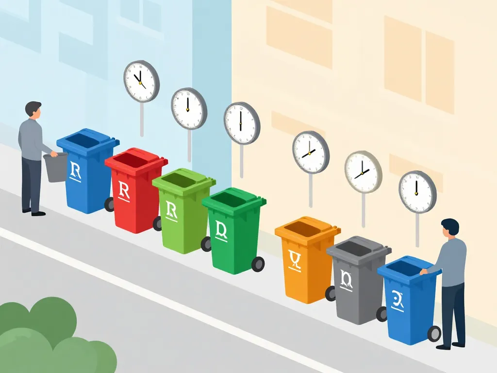 sortir les poubelles jours collecte bacs