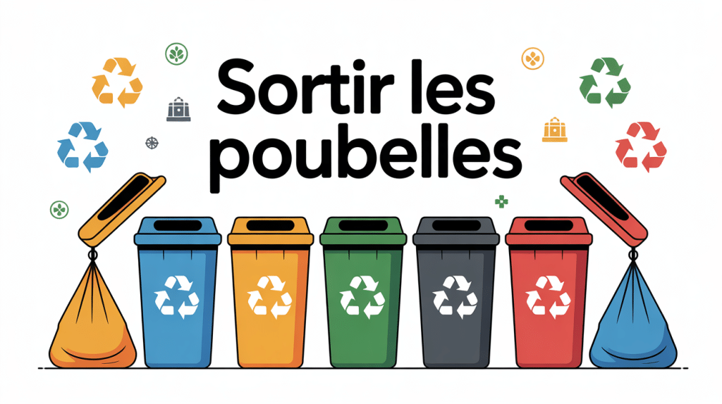 sortir les poubelles image tri des bacs