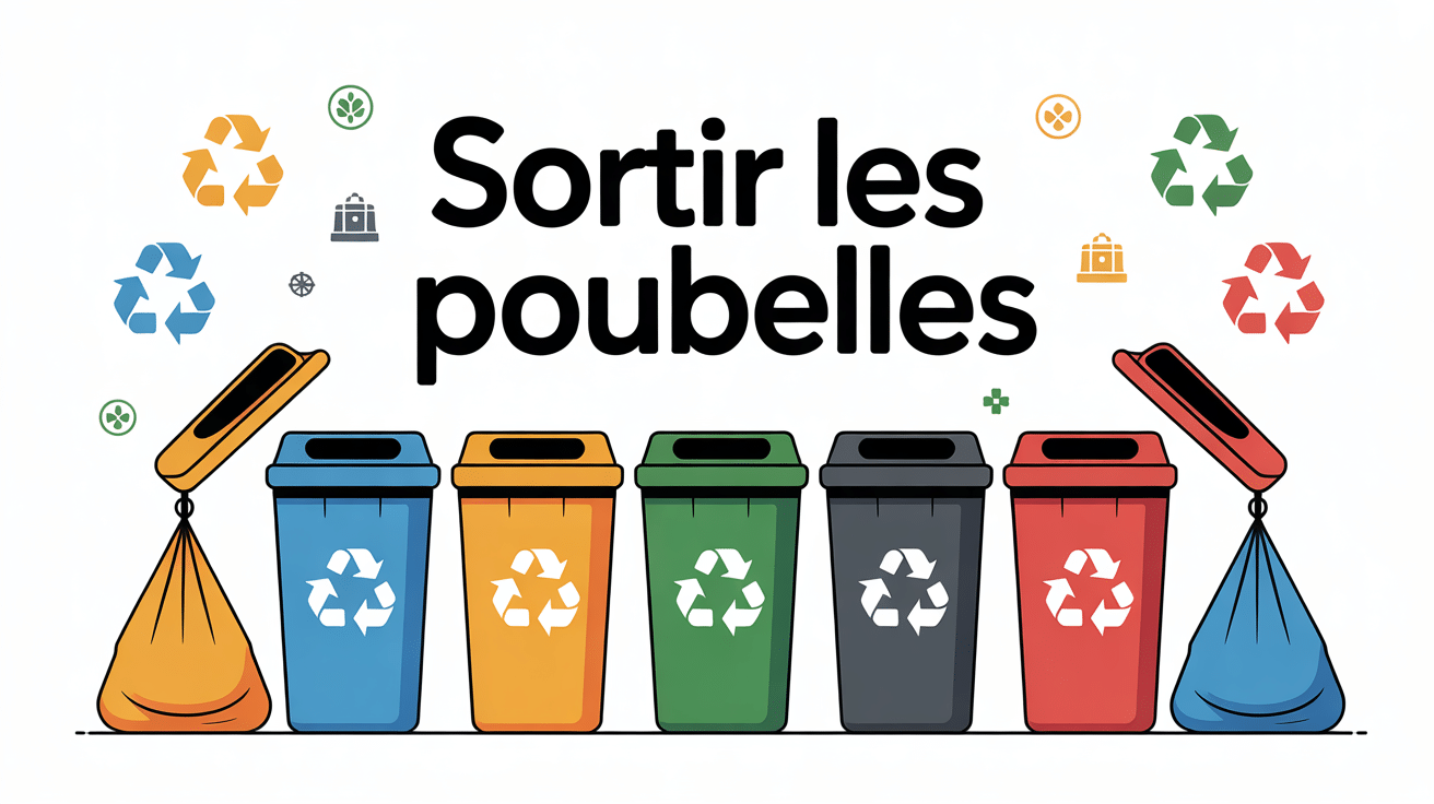 sortir les poubelles image tri des bacs