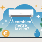 à combien mettre la clim illustration confort santé économies