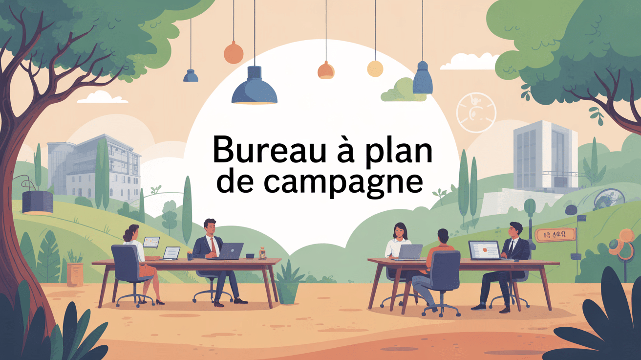 Aperçu stylisé bureau Plan de Campagne moderne