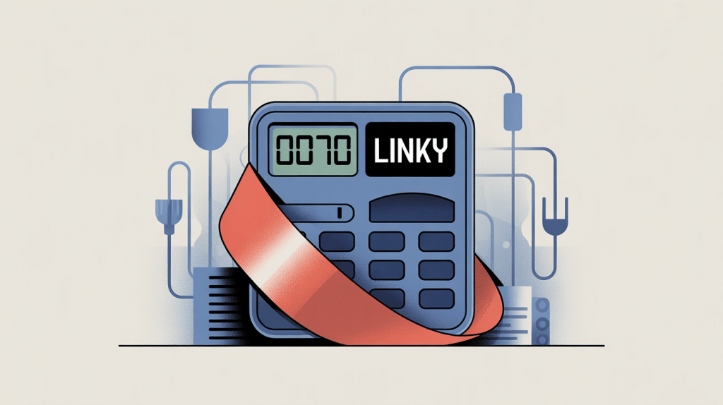 illustration compteur linky papier aluminium protection