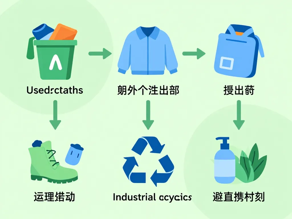 schéma recyclage dans quelle poubelle jeter les vêtements usagés