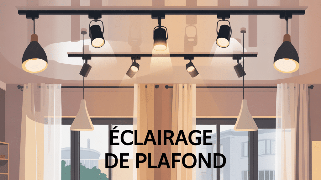 eclairage pour plafond moderne et chaleureux
