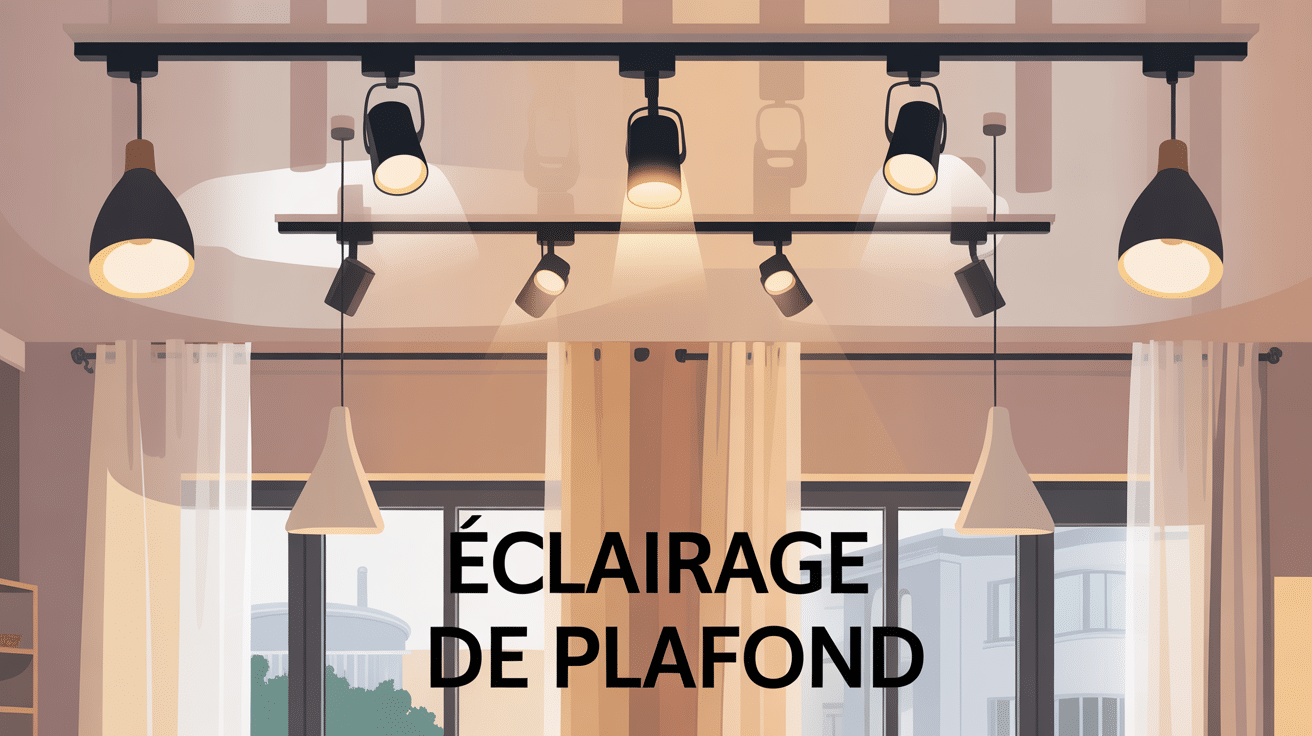 eclairage pour plafond moderne et chaleureux