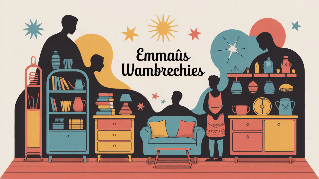 Illustration Emmaus Wambrechies communauté, dons et solidarité