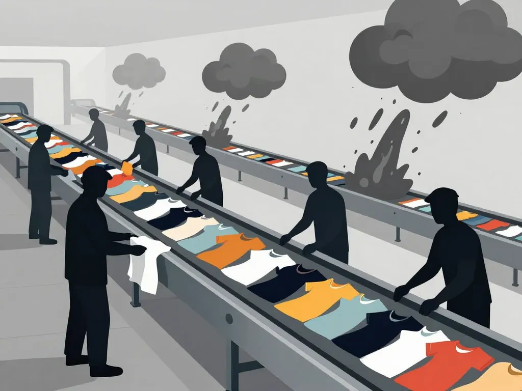 Fast fashion impacts cachés environnement social