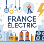 illustration france electric entreprise secteur electrique