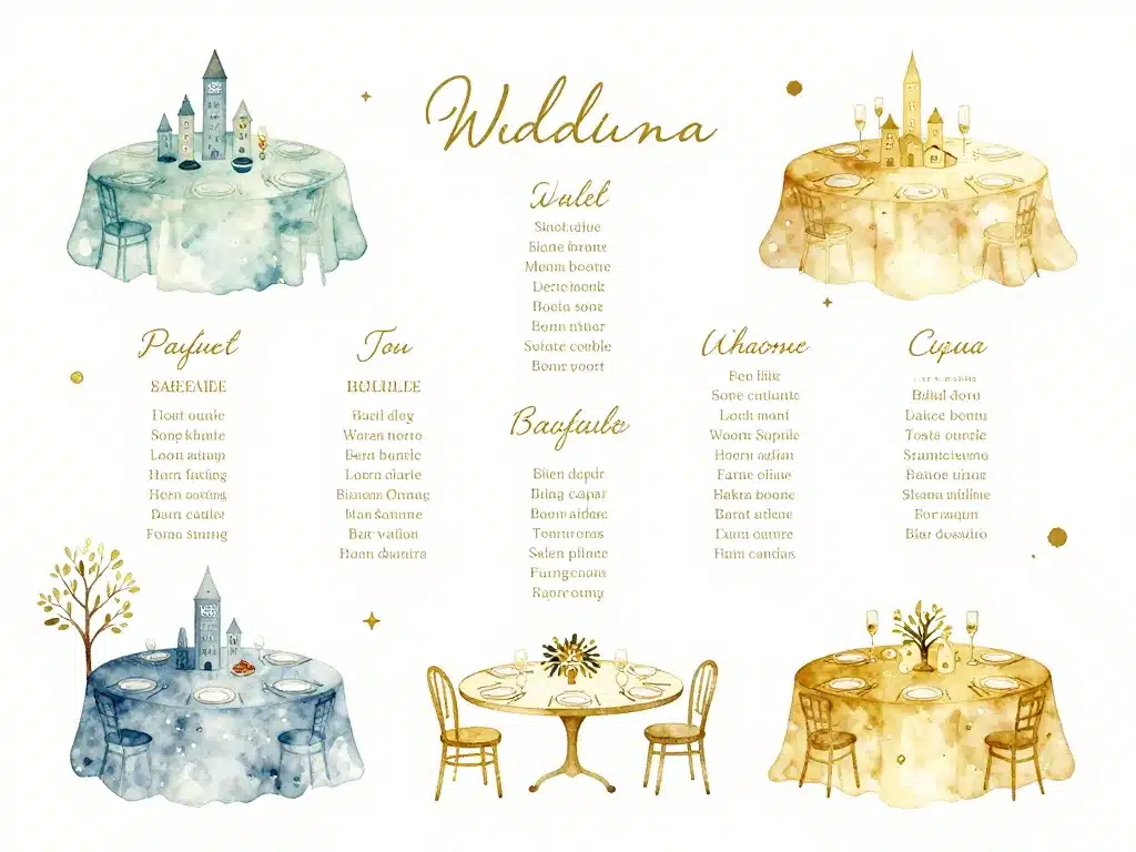 idée plan de table mariage créative originale
