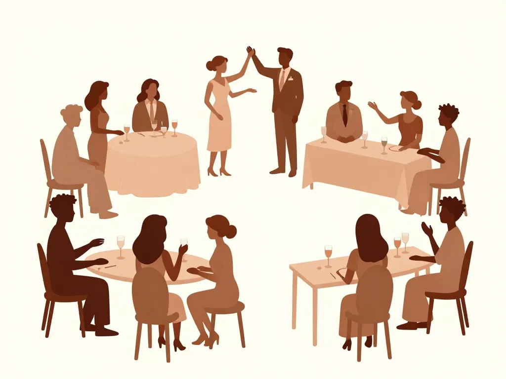 idée plan de table mariage groupe invités